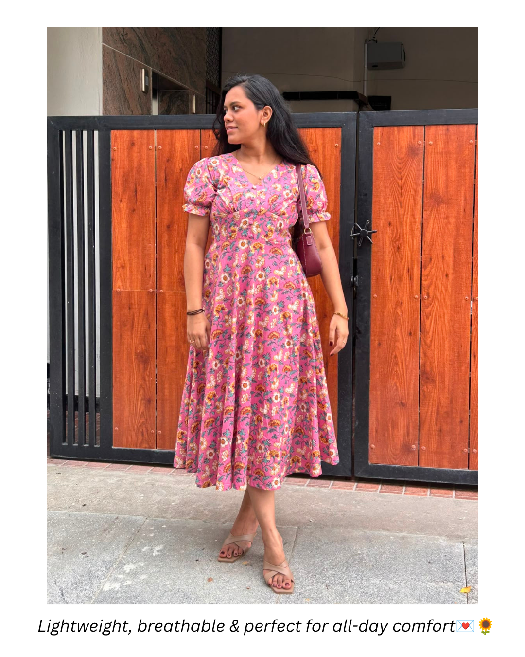 Gulabi Dhoop Dress🌸