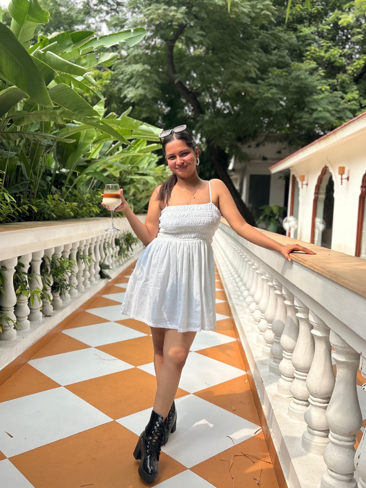 White short Dress