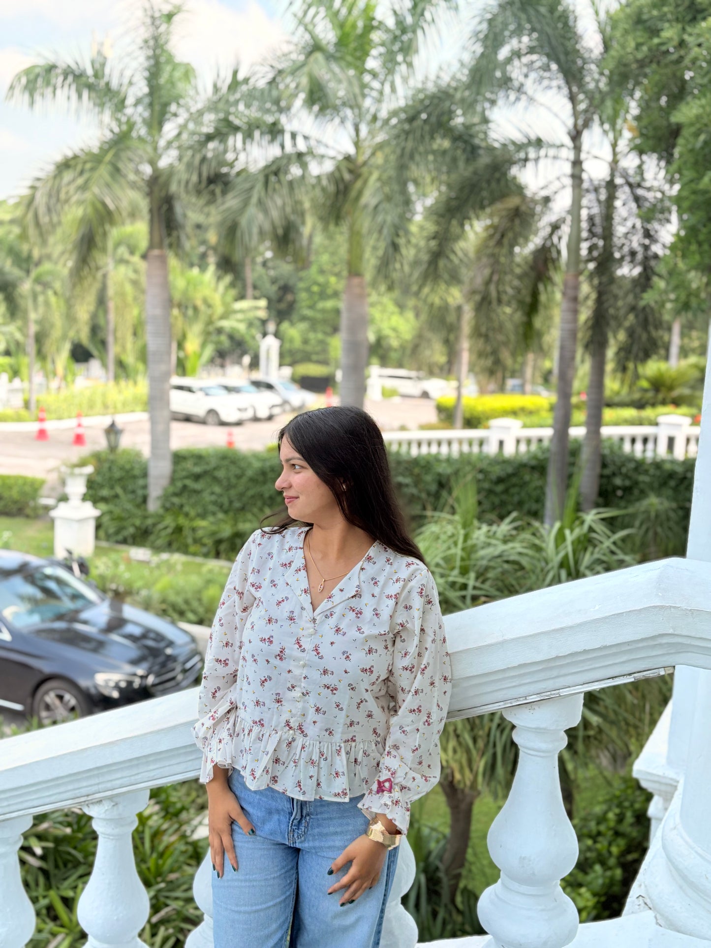 Ivory Blush Buttoned Shirt