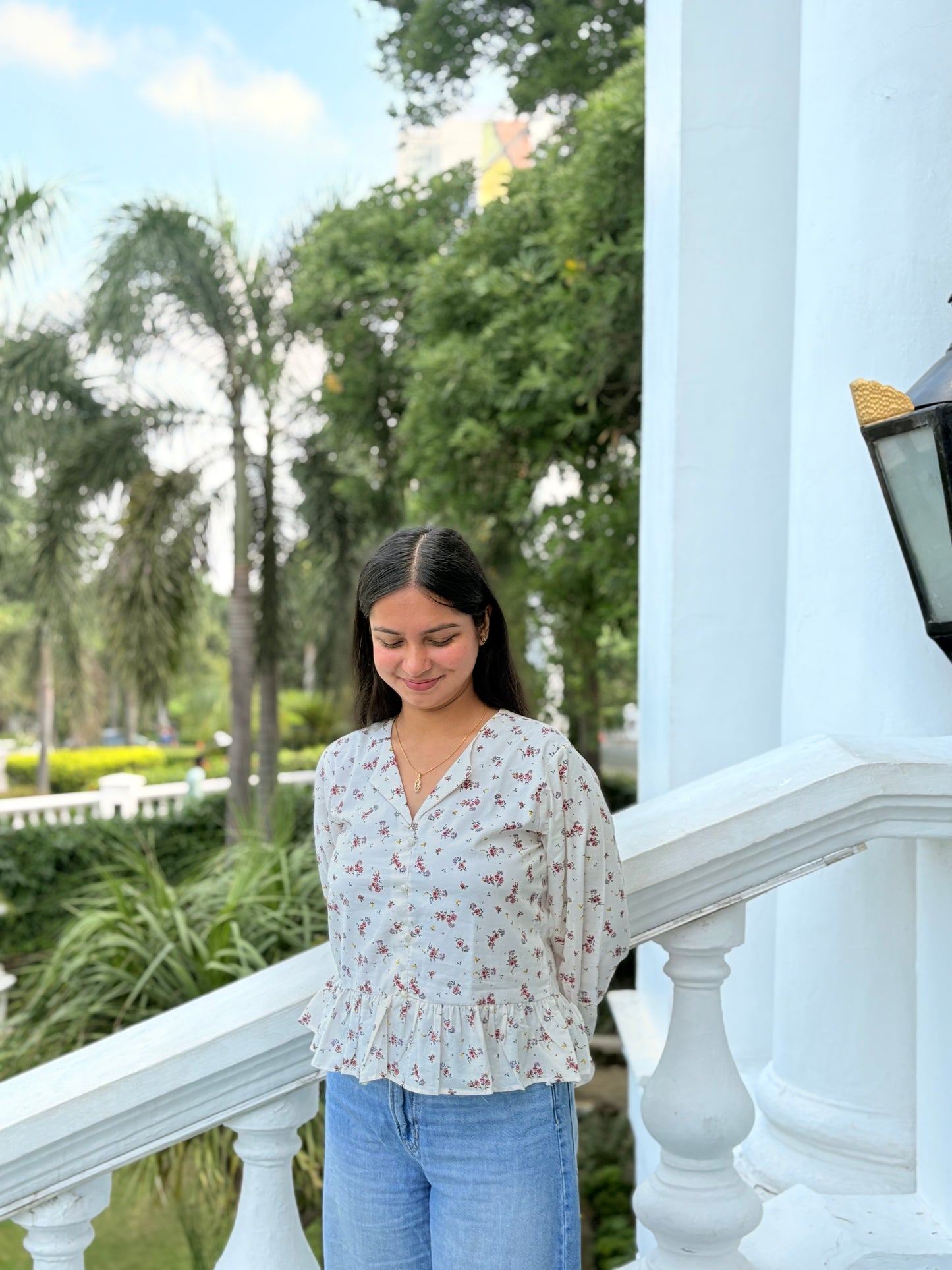 Ivory Blush Buttoned Shirt