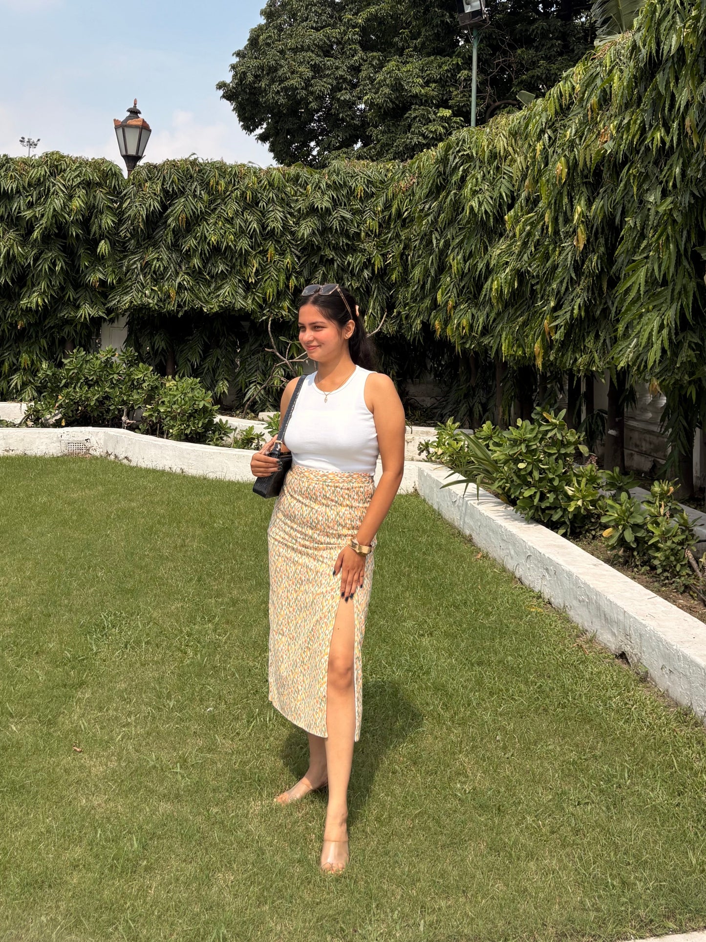 Side slit skirt