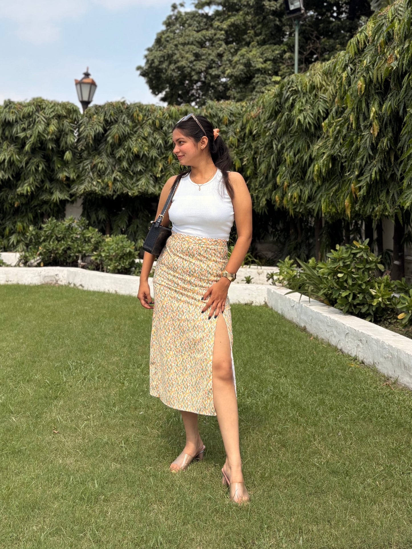 Side slit skirt
