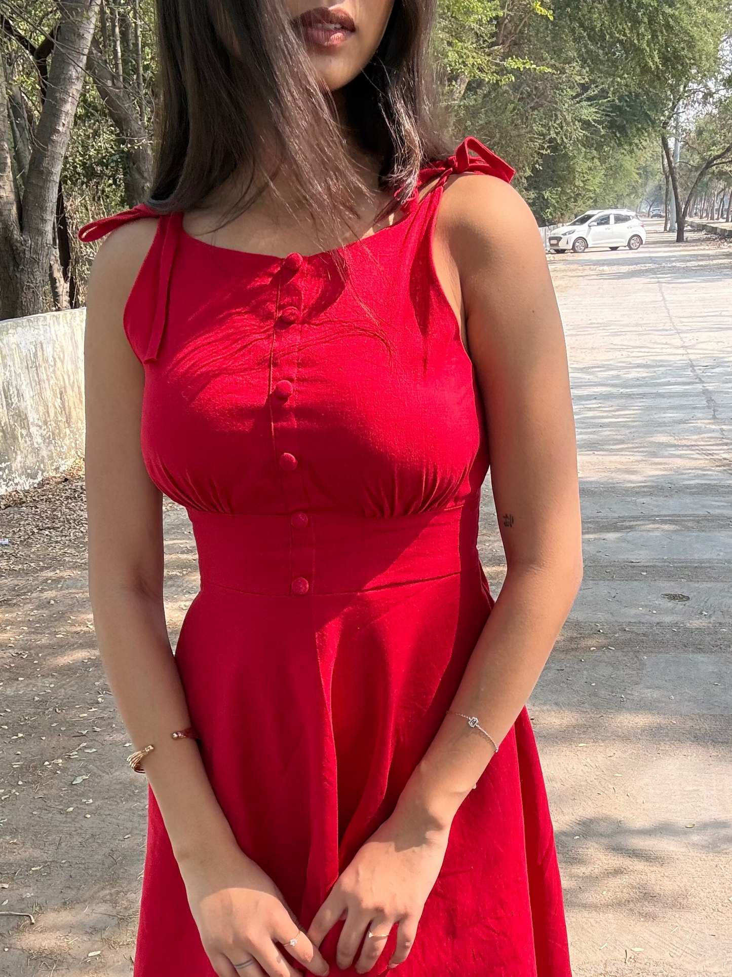 Gulnaar Red Dress