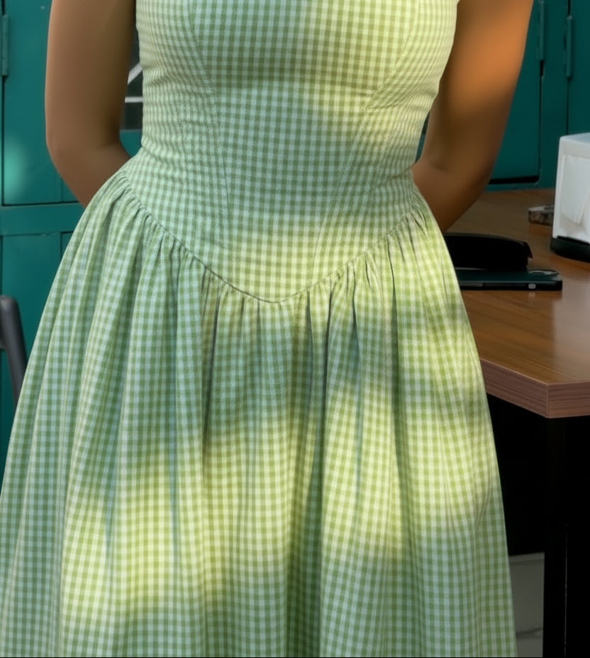 Green Corset Dress