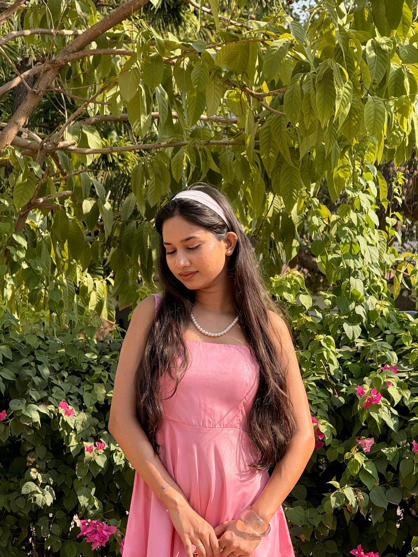 Pink Glaze Mini Dress