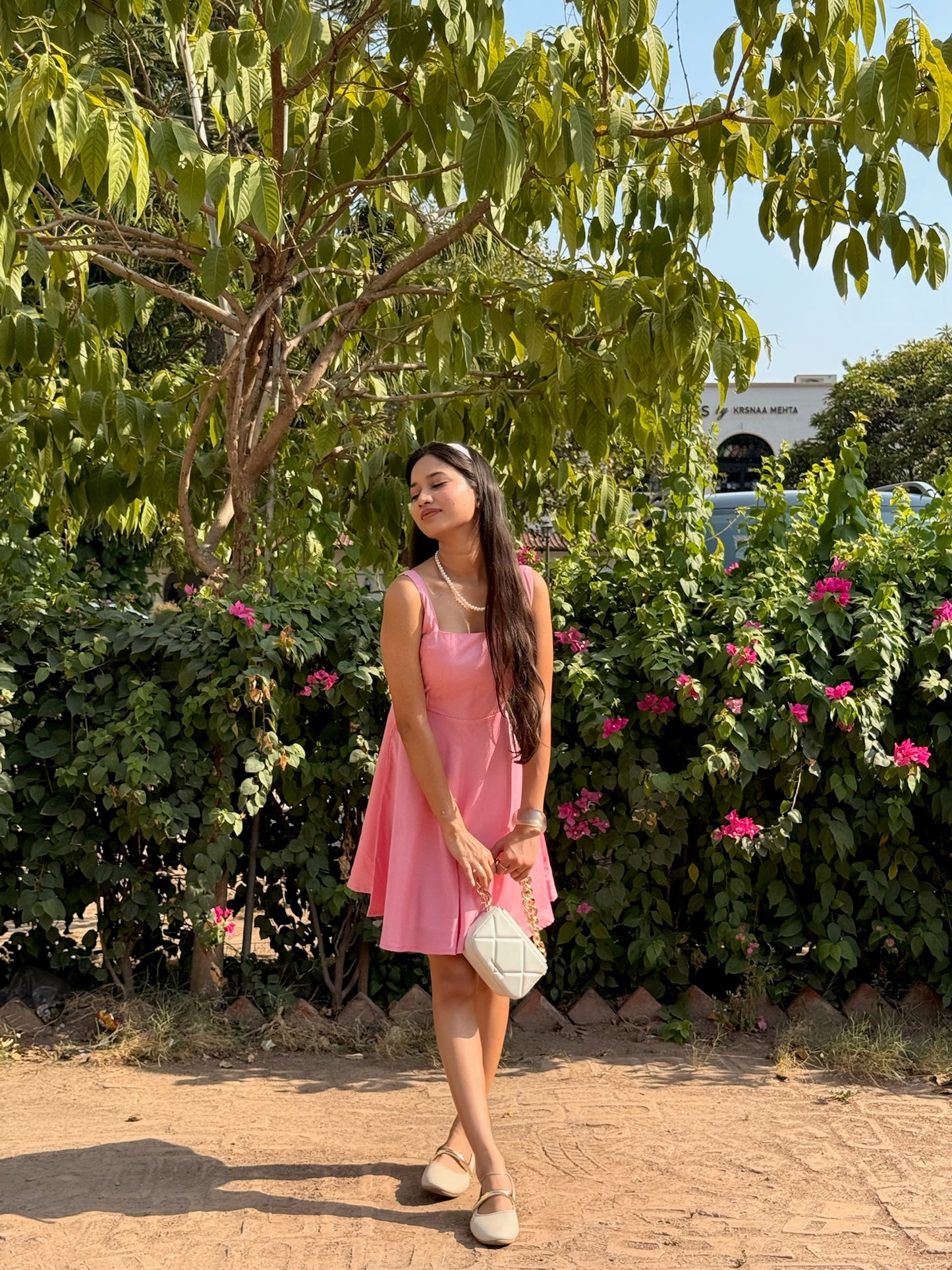 Pink Glaze Mini Dress