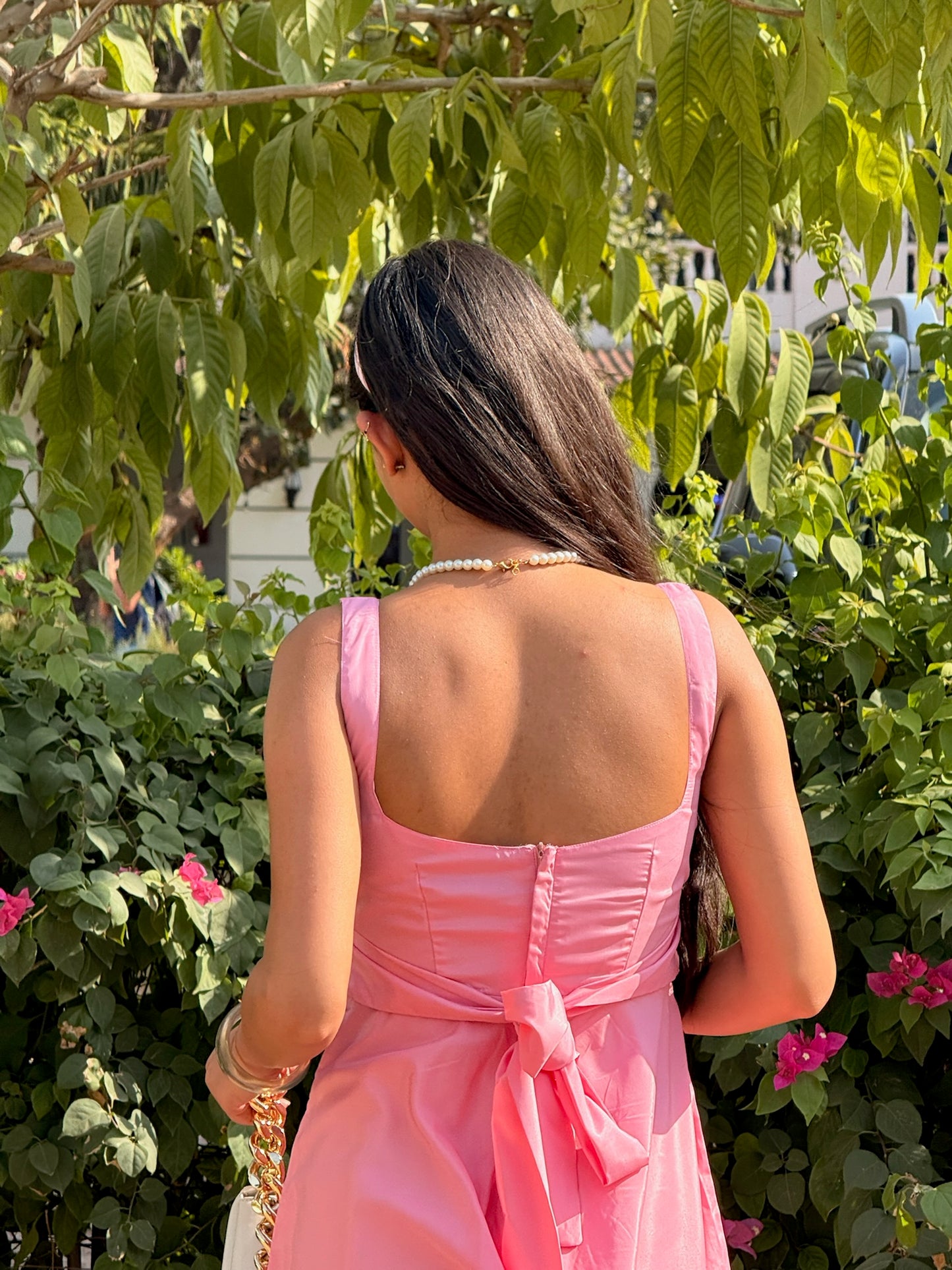 Pink Glaze Mini Dress