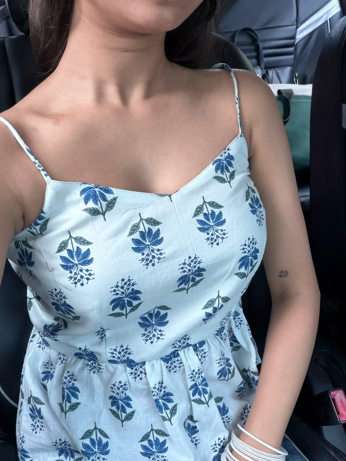 Blue Strapy top